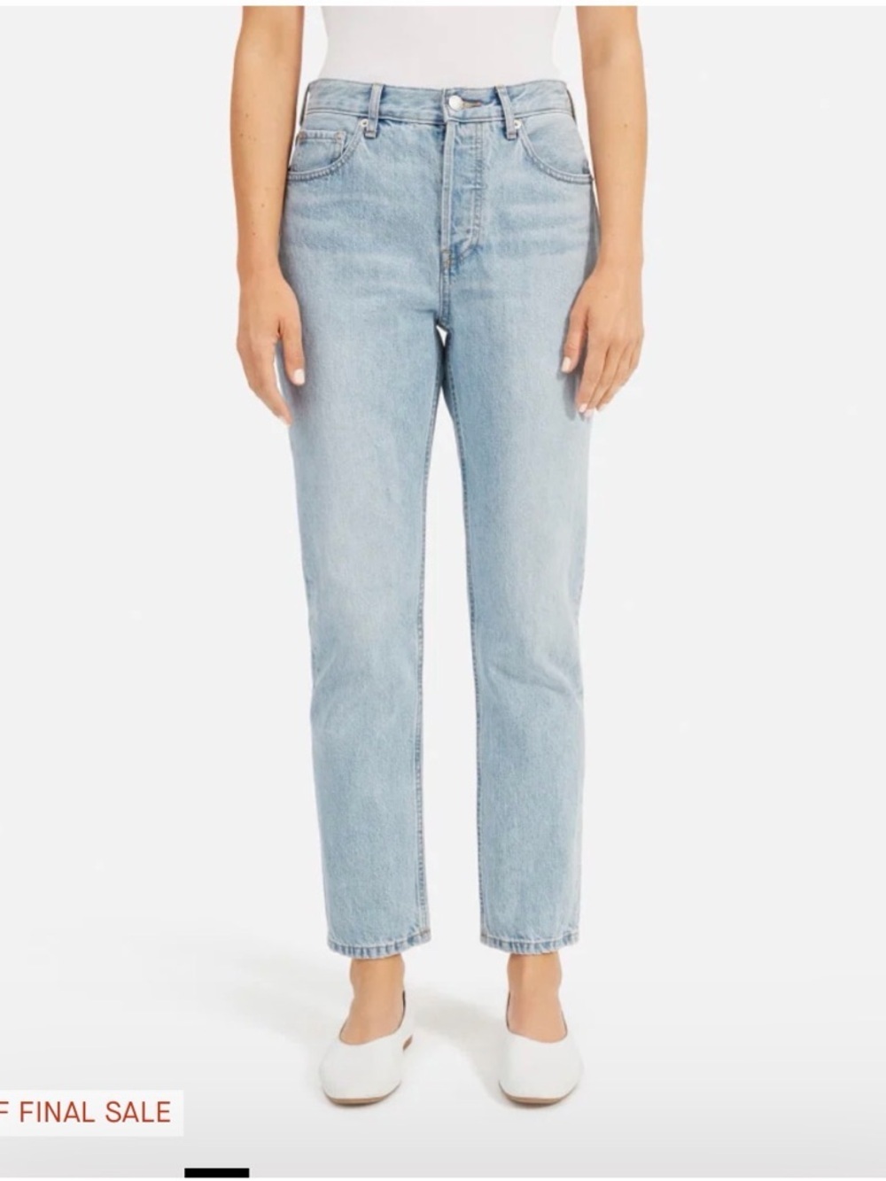 Everlane women's THE ’90S CHEEKY® JEAN Sz 27 Regular light blue